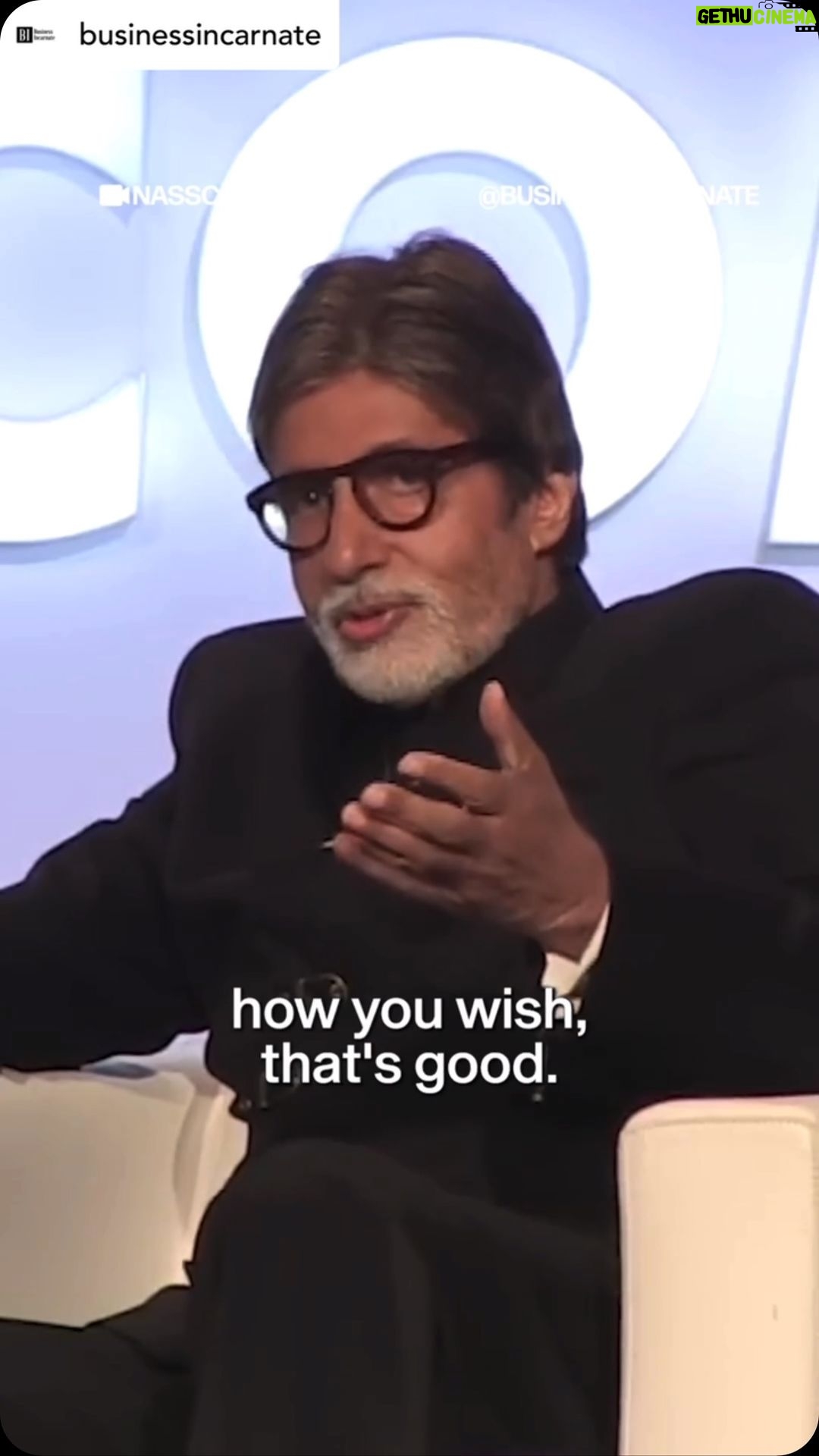 Payal Rohatgi Instagram - It’s not a paid promotion 🤣🤣🤣🤣🤣 Posted @withregram • @businessincarnate The essence lies in acknowledging that every twist and turn in life contributes to the experiences that shape our character Appreciate both the joys and sorrows, each moment contributes to the story of who you are becoming. 🎞️ In Frame - @amitabhbachchan 🎥 Source - @nasscom_in