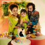 Pearle Maaney Instagram - I would like to call this bundle of pics “Sugar Rush” 🤪 . Click @todstories Wearing @t.and.msignature Srini @jishadshamsudeen Event @_whitewindow__ Cake @whisk_n_frost