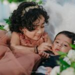 Pearle Maaney Instagram – The cute Little Gang 🥰
.
.
Click @magicmotionmedia 
Nilas’s Gown @t.and.msignature