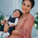 Pearle Maaney Instagram – Kai’s Baptism 🩵 
.
.
Click @magicmotionmedia 
Wearing @t.and.msignature 
Jewellery @m.o.dsignature 
MUA @aishwaryakarayilofficial