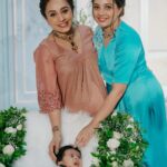 Pearle Maaney Instagram – Kai’s Baptism 🩵 
.
.
Click @magicmotionmedia 
Wearing @t.and.msignature 
Jewellery @m.o.dsignature 
MUA @aishwaryakarayilofficial