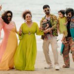 Pearle Maaney Instagram - And ….. it was Baby Shower Time 💚 Celebrating Life and the New Life we are Ready to Welcome into our Family ♾️ By the way! whom do you think did justice to the “Retro Pop” Theme while Choosing their Outfit? I’ve got a clear winner in my head! I’ll announce that in my next post 😜😋 Thank You @rachel_maaney for putting up this beautiful yet intimate celebration 🥳 . Click @todstories Wearing @t.and.msignature Srini and Ruben wearing @jishadshamsudeen ‘s amazing Outfits 😎 Decor : @_whitewindow__