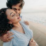Pearle Maaney Instagram - Stronger, Together…. Forever ♾️ 🩵 Click @todstories Styling & MUA @ashna_aash_ Pearle and Nila’s Outfits @arsignatureofficial Srini’s @nishal_ug