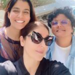 Pooja Bhatt Instagram - Not in the right order.. but then again, there is no concept of order in the presence of these two! 🖤♥️ #nhosaigon #good-times #bad-women @shreyadhan13 @marijkedesouza