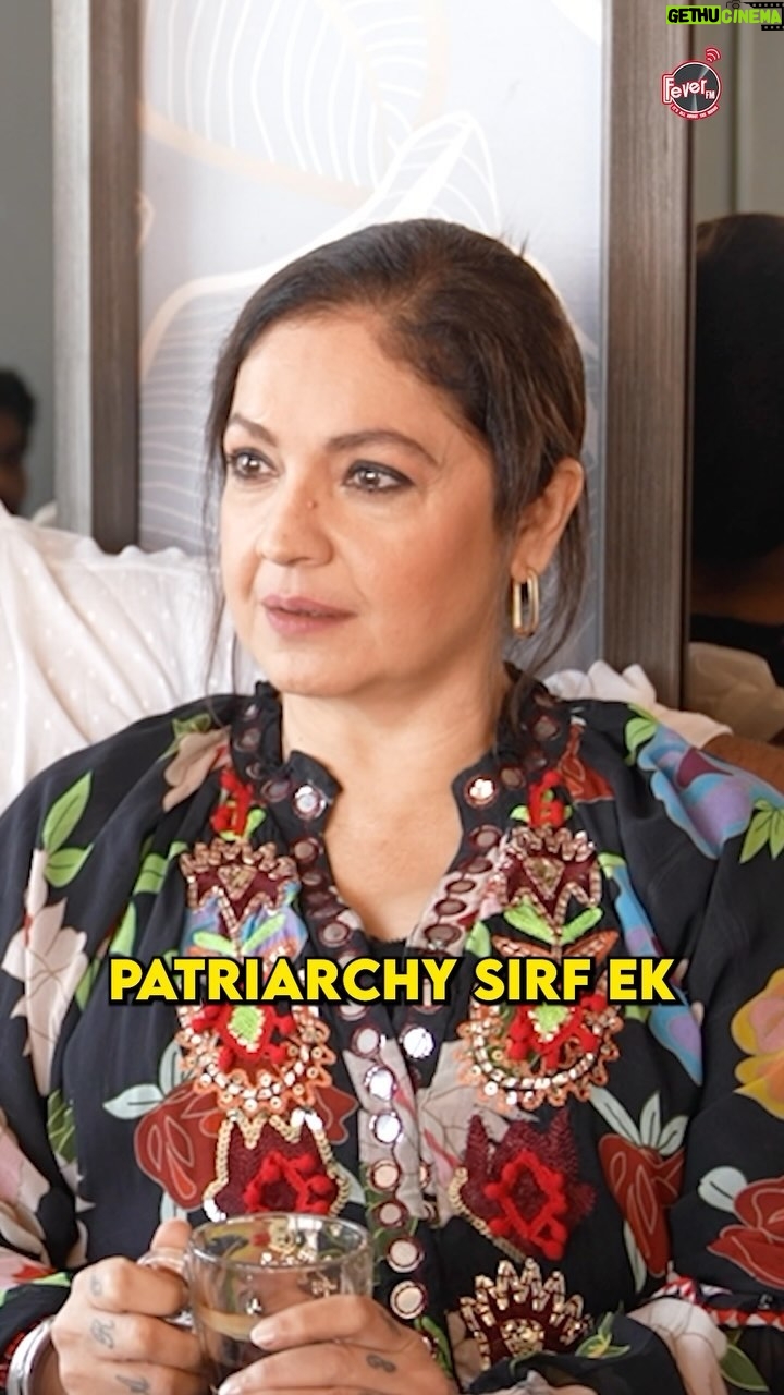 Pooja Bhatt Instagram - @poojab1972 take on patriarchy! Watch the full interview with @poojab1972 @shikhatalsania @iamsuds with @rotalks on Fever FM Youtube Channel. Link in bio 🔗 📻 #sanaa #sudhanshusaria #poojabhatt #shikhatalsania #rotalks