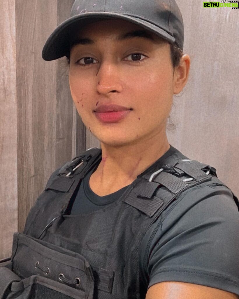 Pooja Ramachandran Instagram - Thank you for all your messages 🥰 loving all the feedback. Going to work with my husband again was too cool. Hoping to do many more projects with you @highonkokken 😬😍 #thevillage #amazonprime #streamingnow #tamilwebseries #mercenery