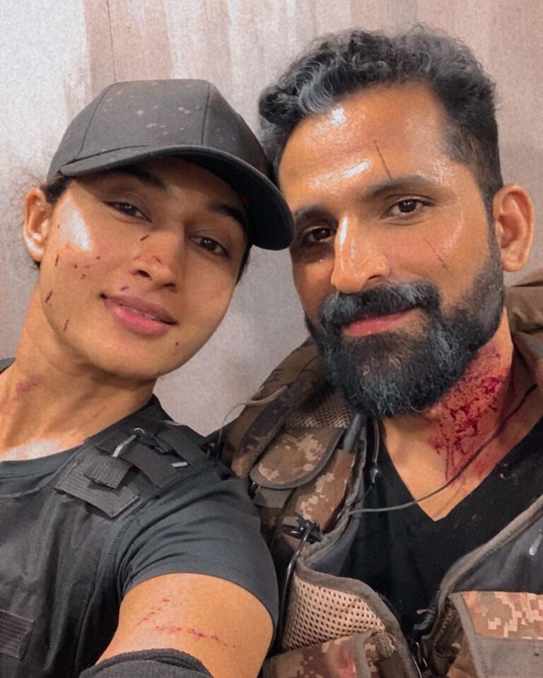 Pooja Ramachandran Instagram - Thank you for all your messages 🥰 loving all the feedback. Going to work with my husband again was too cool. Hoping to do many more projects with you @highonkokken 😬😍 #thevillage #amazonprime #streamingnow #tamilwebseries #mercenery