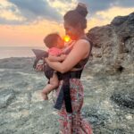 Pooja Ramachandran Instagram - Raising a child is like experiencing pure magic every day ✨ #sonandmom #sunset #myson #mysonshine #myboy