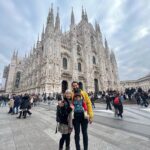 Pooja Ramachandran Instagram - I dreamt of going to Italy for so long now.. it’s been a country I wanted to explore and although I’ve been to Europe twice before and seen so many countries here I saved Italy for a special time and the time just came! I’m living my dream with my husband and my baby! When they say everything and everyone happens for a reason. You got to just trust the timing! ♥️ #dreamvacation #christmasholidays #bringingin2024 #loveinitaly #kiaankokken #grateful #heartisfull Milan, Italy
