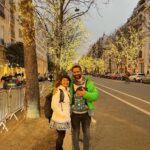Pooja Ramachandran Instagram - A Christmas to remember ! 🥰♥️👶🏼 #christmas2023 #kiaankokken #loveandloveonly #christmasinparis #europediaries Paris, France