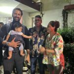 Pooja Ramachandran Instagram - One with our director @milind_rau We both were in production 😜.. I was 3.5 months pregnant in the first picture 😊 Definitely one of the best directors I’ve worked with. He had a wonderful set of AD’s and their team together pulled off such a cool show! It was super challenging, super tiring, stressful so many times but the team always put on a smile and got the work done. A lot of hard work and behind the scenes work has gone into making the dynamic series ‘The Village’ @amazonprime #thevillage #webseries #indianwebseries #horrorseries #gore #guts #horror