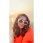 Pooja Salvi Instagram - Embracing the magic of sundown at the beach 🌊☀️🌅 . . . . . . . . #beachtime #sunset #sea #sand #beachlover #girlstrip #friendsforever #makingmemories #perfectbeachday #eveningwellspent #gratitude