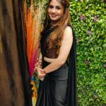 Poonam Mishra Instagram - Sarees are my forever kind of love… Mua @babitamarvella #SareeDrapes #DrapingStyle #SareePoses #SareeFlow #SareeMagic #SareeStories #VibrantSarees #ColorfulSaree #SareeLove #sareecolorsmakemehappy❤️