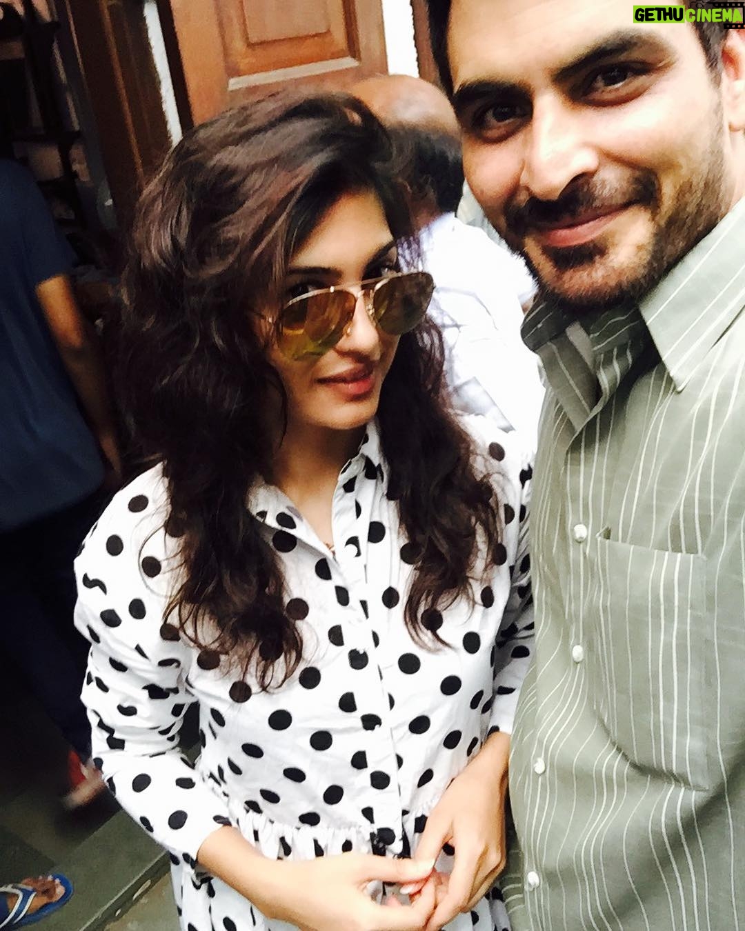 Poonam Rajput Instagram - Shooting with @Manav Kaul #happy #excited #enjoying #funshoot📷 #bollywood #india