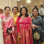 Poornima Bhagyaraj Instagram - At the wedding celebration of #Aishwarya Prabhu and #Aadhik Ravichandran. Blessings to the newlyweds