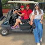 Prachi Tehlan Instagram - All about last 2 days!! Kick starting the 2023 season of @vs_goldeneagles at Mumbai ❤️🔥 @stregismumbai @brianlaraofficial #bestgolftourneyever #goldeneagle #brianlara The St. Regis Mumbai