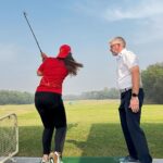 Prachi Tehlan Instagram - Last weekend was all about GOLF in Delhi ⛳️ @vs_goldeneagles 🥂 Class apart event ! @golftrickshotguy @mayastephanyphotography @nehatripathi92 @ridhimadilawari @camillalennarth @ishan17 @travelling_m_om @madhhuis #golfinglife #vishwasamudragoldeneagles #delhiwinters Delhi, India