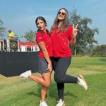 Prachi Tehlan Instagram - Last weekend was all about GOLF in Delhi ⛳️ @vs_goldeneagles 🥂 Class apart event ! @golftrickshotguy @mayastephanyphotography @nehatripathi92 @ridhimadilawari @camillalennarth @ishan17 @travelling_m_om @madhhuis #golfinglife #vishwasamudragoldeneagles #delhiwinters Delhi, India