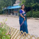 Pranika Dhakshu Instagram – PoV : wearing your crush’s fav colour 💙
.
.
Saree : @chettinad_sarees 
Blouse stitched: @labelssarumathi 
.
.
#pranikadhakshu #avaninaval❤️ #lovesong #tamil #instareels #trendingnow #chitha #siddharth Chennai, India
