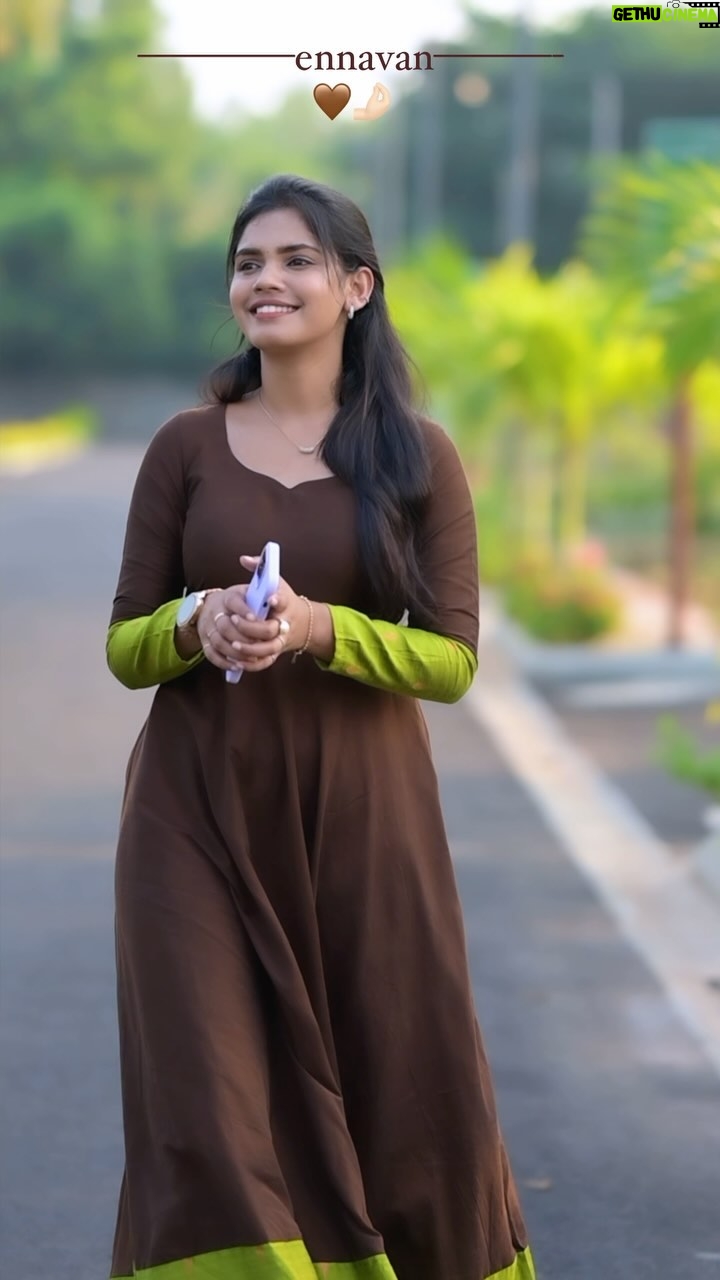 Pranika Dhakshu Instagram - PoV : when u love someone unconditionally 🤎🤌🏻 . . Outfit : @labelssarumathi Vc: @_niki_photographyy . . #pranikadhakshu #love #avan #avaninaval❤️ #songs #tamil #ashokselvan #couplegoals Chennai, India