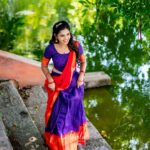 Pranika Dhakshu Instagram - Enhance your beauty with a Halfsaree 🫶🏻 . . Halfsaree : @ledarla_design_studio MUA : @jeevitha_makeovers Photography: @daviddanield11 & @d11photography . . #pranikadhakshu #photoshoot #traditional #love #trend Chennai, India