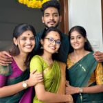 Pranika Dhakshu Instagram - The smile that matters to me the most . My family ❤️ #engaveedufunction #familyiseverything @ival_miruthula @_akshaya_dass @btw_its_gokuu @felisofi7 #zara #pranikadhakshu #functionmood #2023 #engakudumbam #housewarming Coimbatore, Tamil Nadu