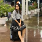 Pranika Dhakshu Instagram - 🦋🍃🦋 #pranikadhakshu #zara @hm #airport #chennai #international #westernstyle #ootd @americantourister_eu