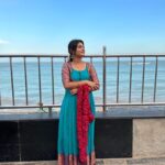 Pranika Dhakshu Instagram - ✨🦋 Costume @shansika1 #zara #pranikadhakshu #thiruchendur #murugan #devotional #perfectday #blessed #divine Thiruchendur Murugan temple