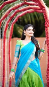 Pranika Dhakshu Instagram - Launching navaratri half sarees series of @chettinad_sarees Get customised Half sarees @ Affordable price Half saree : @chettinad_sarees Jewels: @ks_jewels_wholesale Location: @landofwonders2022 #halfsaree#halfsarees#halfsareelove#halfsareefunct ion#halfsareestyle#halfsareecollection#halfsareecoll ectionlonline#halfsareeset#halfsaree #halfsareeswag #halfsareelove #halfsareephotogr aphy#thavani#thavanipavadai#lehanga#cottonlehan ga#cottonhalfsaree#trendinghalfsarees#trendinghalf sareecollection Chennai, India