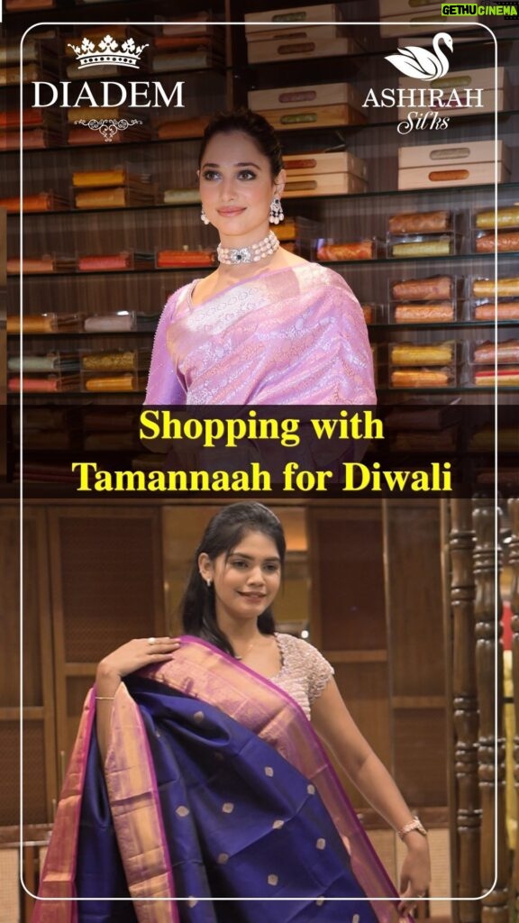 Pranika Dhakshu Instagram - Indha Diwali - Diadem Diwali dhan!!🪔🎉 Check out my Diwali shopping experience with Tamannaah at Diadem…!!! I recently visited the DIADEM store in TNagar…!!! There’s a wide variety of amazing collection and exciting offers!! Don’t miss out the fashion trend for this Diwali 🥳🥳 All you need to do is visit the DIADEM store at TNagar and fill your wardrobe with cool outfits ☺️ So, what’s the wait? Now take your family for Diwali shopping at our very own Diadem..!!! 📍 No.80. G.N Chetty Road, Opp. Vani Mahal, T. Nagar 📍 144, Gemini Flyover Opp. The Park Hotel, Nungambakkam . . #diwali #diadem #familyshopping #newcollection #amazing #diwalishopping
