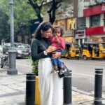 Pranika Dhakshu Instagram – My Laddu ..!!! 🍃✨

#laddu #child #memories #mamaponnu #throwbackpic #annapoorani #kuttyma