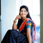 Pranika Dhakshu Instagram - 🖤✨ . . Outfit : @spans.studio Pc : @smilecreators_photography #pranikadhakshu #photoshoot #blacklover #coimbatore #songs #spb #instapost #trendingsongs Coimbatore, Tamil Nadu