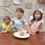 Pranitaa Pandit Instagram - No Late Nights Dinners or Drives.. I Pretend Sleep @9pm .. Swipe Left to see our Mini Version #playdate #doneright #mommylife #lunchdate