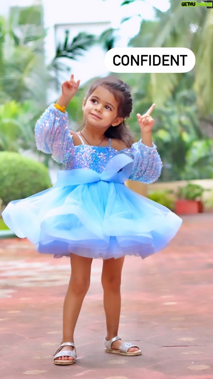 Pranitaa Pandit Instagram - Every word we use shapes their world. πβ€οΈ Fostering a culture of positivity helps children grow confident, resilient, and happy. #PositiveWords #ChildhoodMatters #PositiveParenting #wordsmatter One time i was really tired and use a negative word for my daughter and My mom told me never use any negative word for her and never let others label her too .. what you tell her is what she will become , every word counts & is crucial .. She tells me everyday I am Blessed & I truly have unwavering faith in that and I believe I am blessed.. so are you my lil @anysshapanditt #beblessed #behappy Her dress - @blossom_by_ruchika Do you believe in it ?