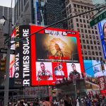 Pranjal Dahiya Instagram – Good morning everyone! Sharing our Times Square NYC city takeover!👯‍♀️

This is to celebrate you all who have been creating and supporting Haryanvi HipHop scene since day 1. Haryanvi HipHop is on the rise quite literally, artists are setting milestones, creators are supporting it and taking it to new audiences.
We ourselves have set a record since *Kaleshi Chori* became the first ever haryanvi song to cross 50M streams on Spotify.🔥🧿 
.
@dgimmortal @officialraga @harjasharjaayi @virtual_af @darkhorse @deepesh.dg @corrupt_tuber @elvish_yadav @vyrlharyanvi 
.
.
#pranjaldahiya #newyorkcity New-York City