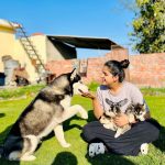 Pranjal Dahiya Instagram - Nothing is better then this 🐾🐶 . . #pranjaldahiya #gulabiqueen