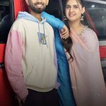 Pranjal Dahiya Instagram - Tu hai moon mai star ❤️🧿🌙. @pranjal_dahiya_ , @sikanderwrld 🌪️❤️. #moonwave #bhole #musicdeepty