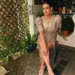 Preeti Jhangiani Instagram - All set for the @mumbaifilmfestival at @nmacc.india :) What a fantastic evening it was ! Thank you @ech.ke for styling us 🤗 Thank you @mahesh_notandass for the jewels ❤️ And thank you my all time fav @eltonsteve for my hair 😍