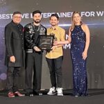 Preeti Jhangiani Instagram - Congratulations @parthipthyagarajan on yet another glamorous edition of the #weddingsutrainfluencerawards ! Beautifully excecuted event as usual ! Congratulations to all the winners !