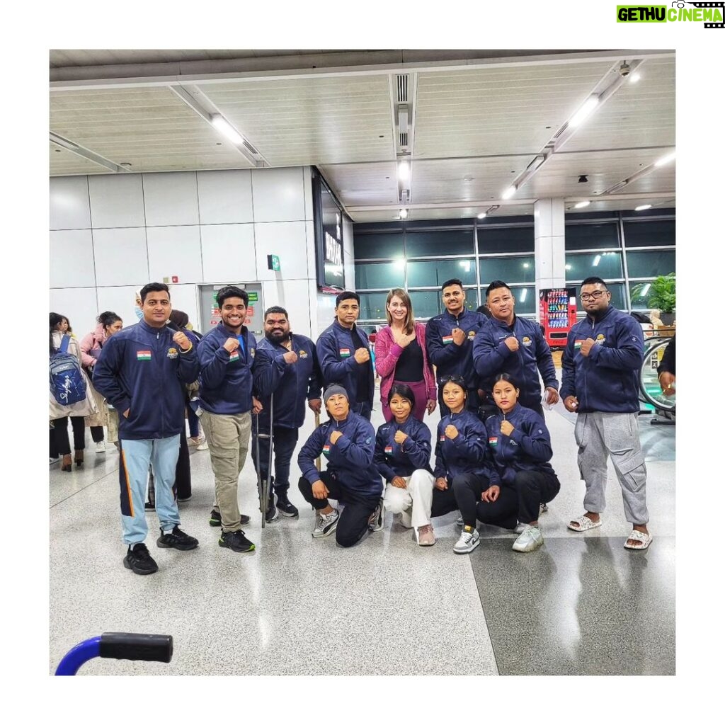 Preeti Jhangiani Instagram - Team India is Ready for Asian Arm Wrestling Cup 2023, Samarkand Uzbekistan. . . . . . . . . . . . . . #lagapanja #bharat #bharatkakhel #pafi #armwrestling #propanjaleague #panja #asianchampionship IGI International Airport, New Delhi