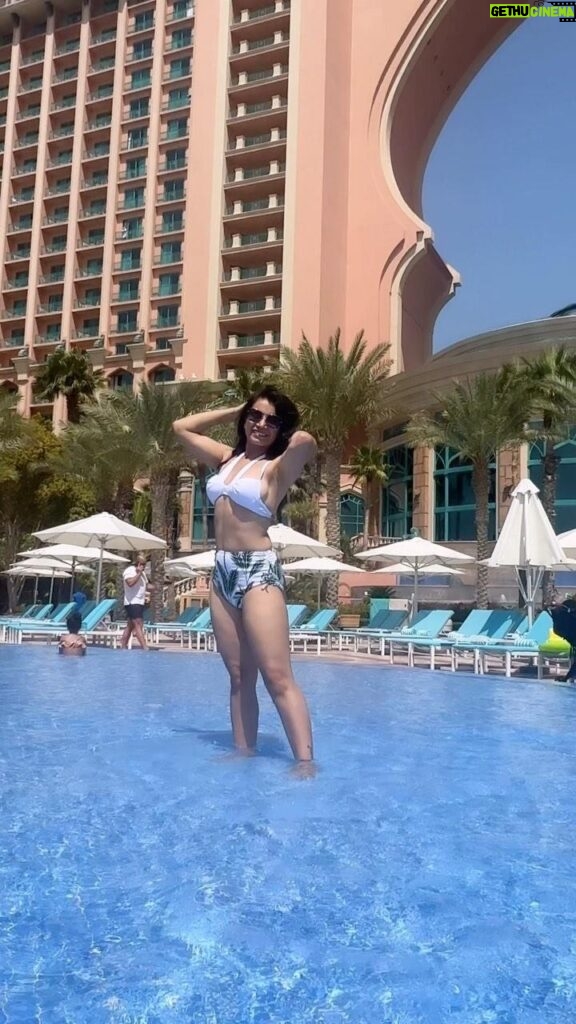 Priya Ahuja Instagram - Swimming Essentials: Just ne n My Bikini STYLIST: @style_deintrepide OUTFIT: @angelcroshet_swimwear #bikini #travel #dubai #visitdubai