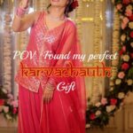 Priya Ahuja Instagram - Celebrating love this Karwachauth wearing @indya.luxe So @malavrajda picked up this lovely pink outfit for me for this karwachauth! And I totally loved it! it’s 10/10 for me! How abt u? Pick ur karwachauth look from Indya or Indya luxe n use my Discount Code PIYA10 to get 10% off!!! #indya #Indyaluxe #HouseofIndya #Ad #karwachauth #gifted #karwachauthwithindya
