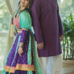 Priya Ahuja Instagram - Shubh Navratri : Day 8 : color of the day : Purple It denotes peace and endurance.It is believed that she is the most beautiful and glows very brightly. Mahagauri is celebrated on this day. My Outfit: @gurukrupa_creation Videographer: @zerographyvlogs & @clickmegood_ Photographer: @photo_vinayak Stylist: @style_deintrepide Jewellery : @silver.kiosk Makeup: @makeoverbydipika Location: @baliboo.official #postoftheday #trendingreels #trending #reels #navratri #colors #garba #festival