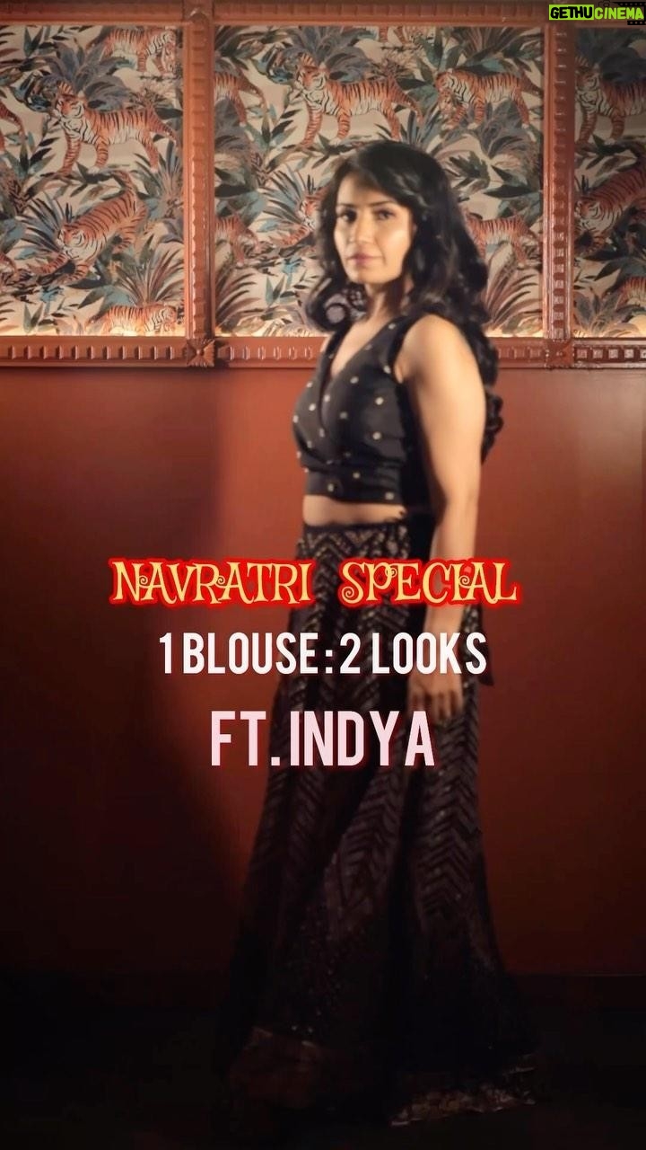 Priya Ahuja Instagram - Navratri is all about mixing and matching styles, and I’ve curated two unique outfits using a single INDYA blouse. I’d love to know your thoughts! For more fashion options, explore their website and enjoy a 10% discount with my code “PIYA10”
