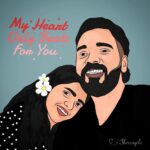 Priya Jerson Instagram – Art for Priya & Charlie ❤️✨
@priya.jerson 
@_.django._ 

Art by @shreeagila 
Support and share frnds

#shreeagieditz #priya #celebrity #singer #doodle #art #artworld #comics #love #kerela #mallu #artist #priyajerson #vijayfans #vijaytv #airtelsupersinger #mansi #charlie #maamannan #leo #dream #crush #loveforever #couplegoals #contemporaryart ArtLove
