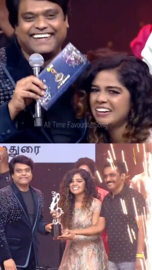Priya Jerson Instagram - Super Singer 9 #1strunnerup @priya.jerson ✨

#DjBlack #makapapriyanka #supersinger9 #makapacomedy #makapa #makapaanand #priyankacomedy #priyankadeshpande #sumotalks #djblack #dj #priyajerson #kureshi #kpy #cookwithcomali