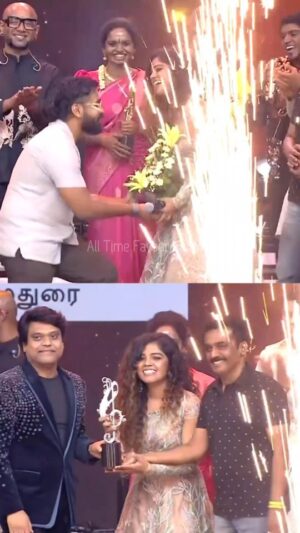 Priya Jerson Instagram - Super Singer 9 #1strunnerup @priya.jerson ✨

#DjBlack #makapapriyanka #supersinger9 #makapacomedy #makapa #makapaanand #priyankacomedy #priyankadeshpande #sumotalks #djblack #dj #priyajerson #kureshi #kpy #cookwithcomali
