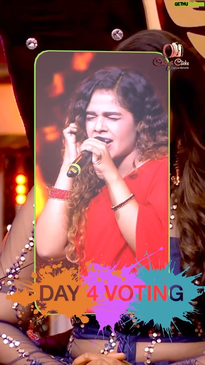 Priya Jerson Instagram - Day 4 Voting startedโฆ cast your votes for your fav contestant ๐๐๐ @priya.jerson @charziclicks @charzireels #supersinger9