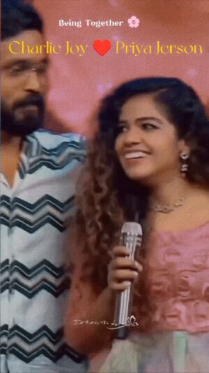 Priya Jerson Instagram - Sometimes All We Need Is Love🤌💕
.
@priya.jerson @_.django._ 
.
.
#supersinger #priyajerson  #trending #reelsinstagram