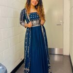 Priya Jerson Instagram - Go with the flow✨🦋💙 #supersinger #supersinger9 #vijaytelevision #vijaytv #priyajerson #priyajersonsupersinger9 #vijaytvserial #chennai #supersinger9junior